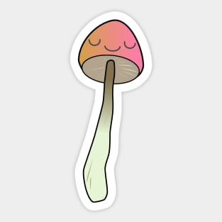 Happy Mushroom Sticker